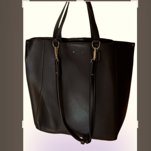 Bcbg generation black Vegan Leather shoulder bag - Picture 1 of 16